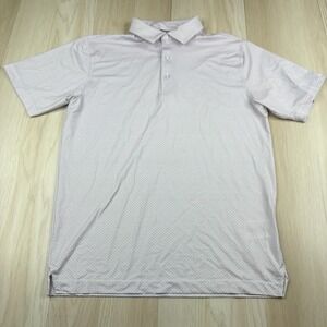 Footjoy FJ Polo Golf Shirt AOP All Over Print Dots Performance Mens Size S Small